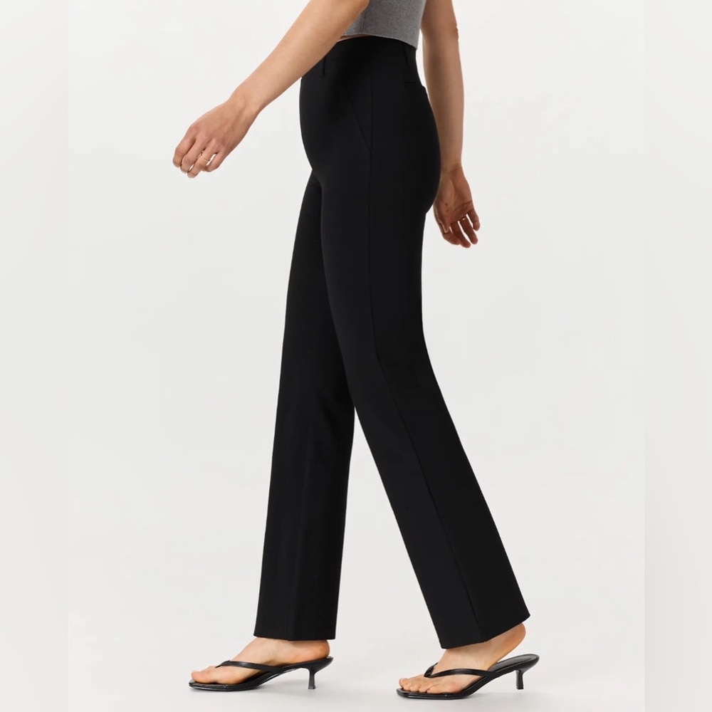 NWT QUINCE Ultra-Stretch Ponte Bootcut Pants - Picture 4 of 6